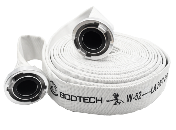 Wąż hydrantowy H-52/15 ŁA CNBOP Bodtech z łącznikami AL