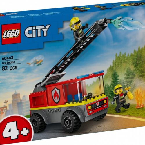 LEGO Wóz strażacki z drabiną Klocki City 60463