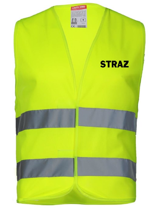 Kamizelka ostrzegawcza odblaskowa STRAŻ REMIZA