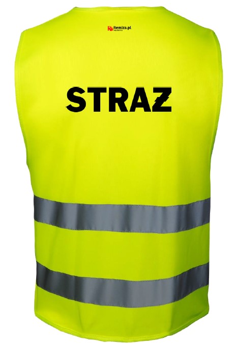 Kamizelka ostrzegawcza odblaskowa STRAŻ REMIZA - obrazek 2