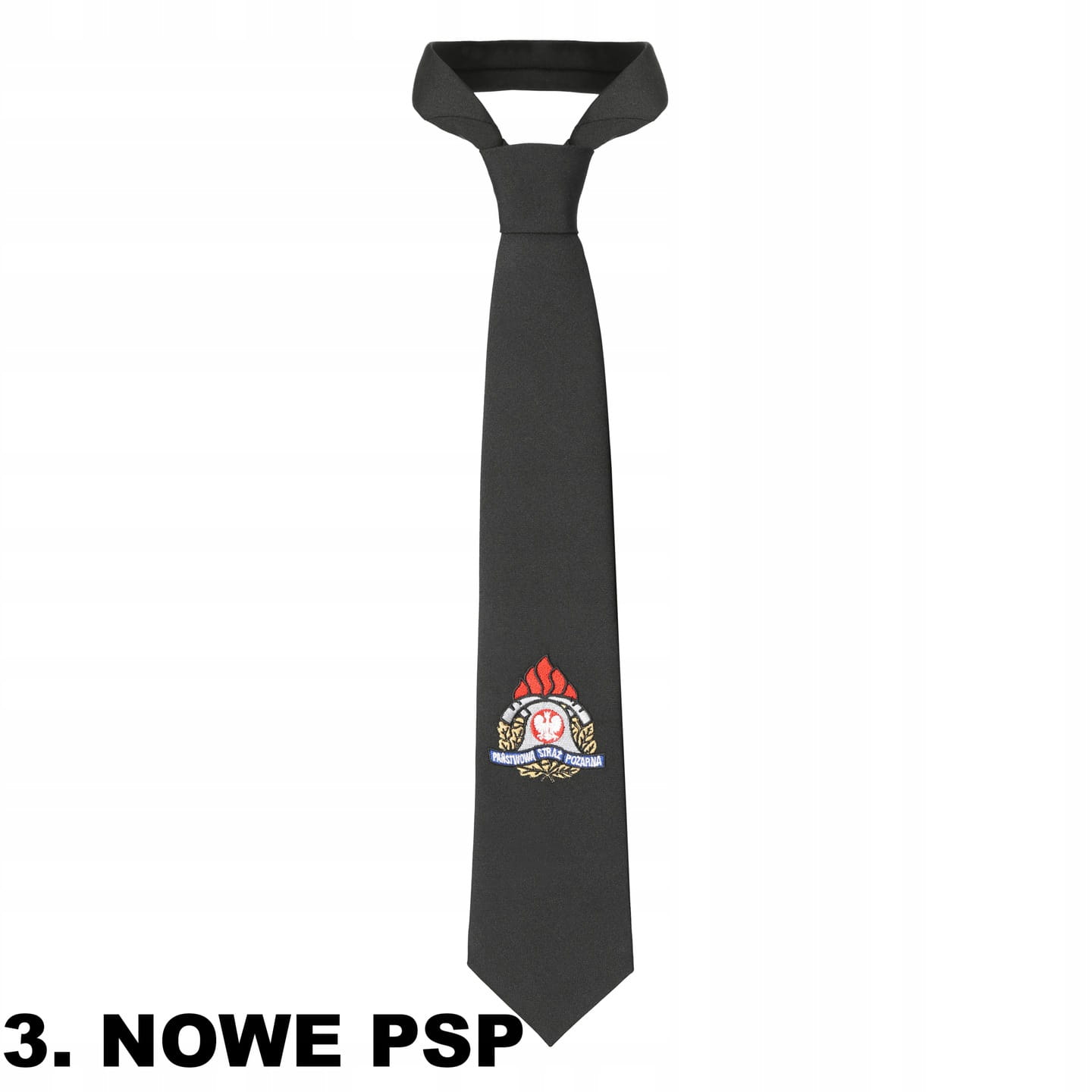 Krawat dla Straży Pożarnej haft PSP OSP - obrazek 4