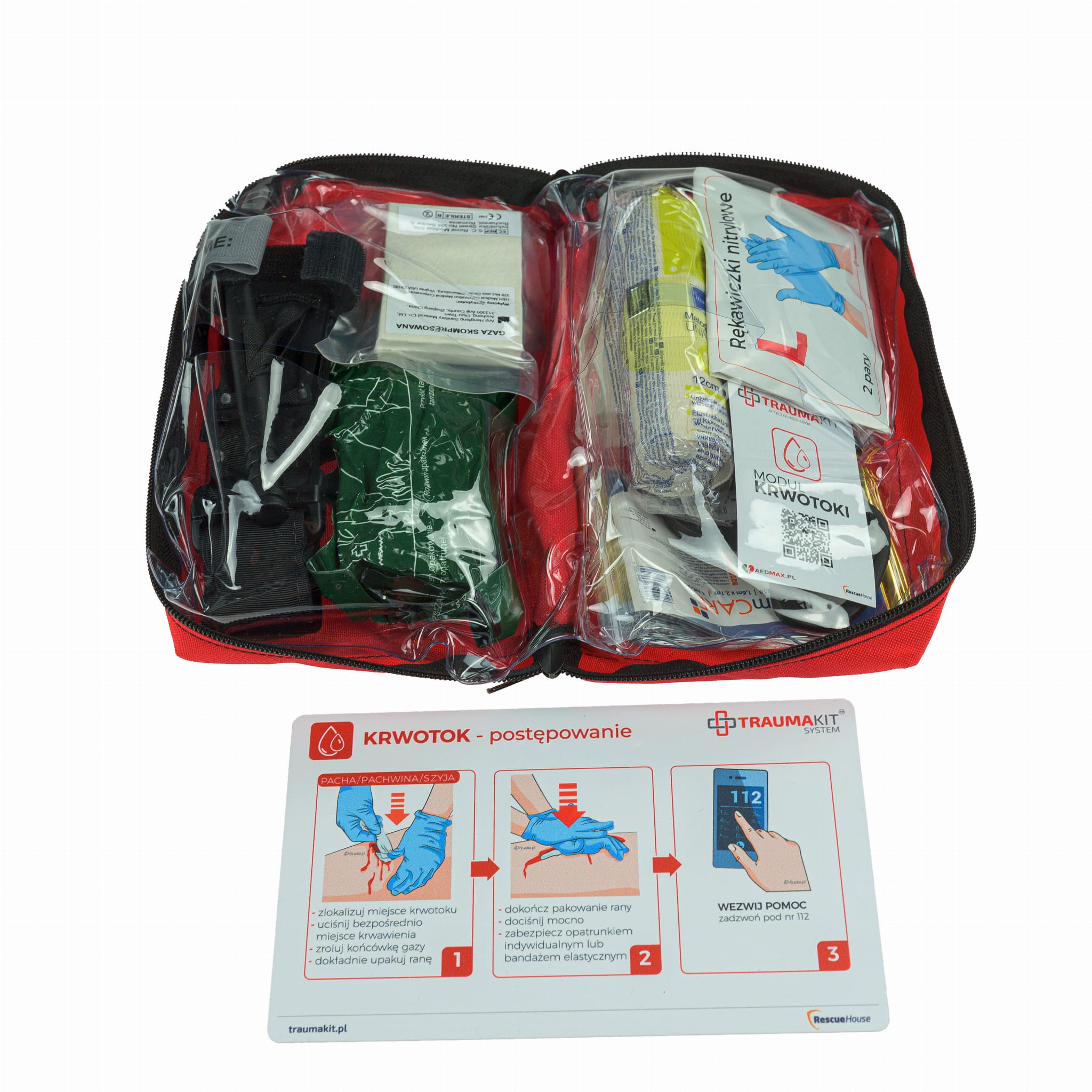 TRAUMA KIT Krwotoki (K) apteczka modułowa - obrazek 3