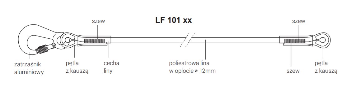 Lina strażacka pomocnicza Protekt LF 101 - obrazek 2