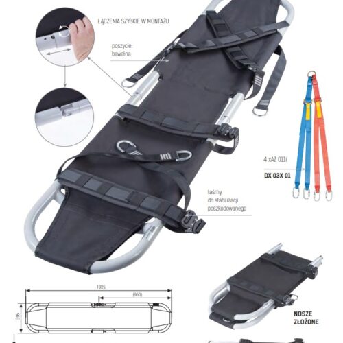 Nosze aluminiowe składane DX 040 Protekt