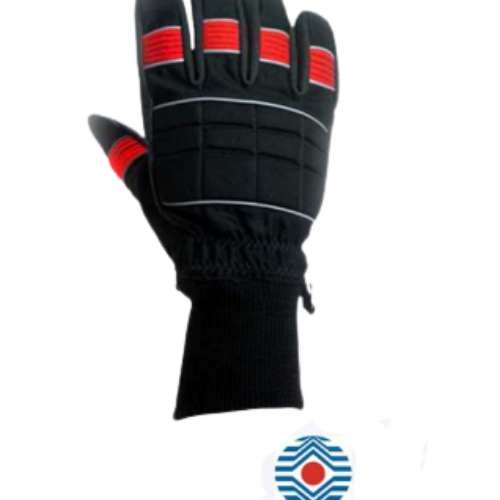 Rękawice strażackie SAFE GRIP 3 CNBOP ze ściągaczem