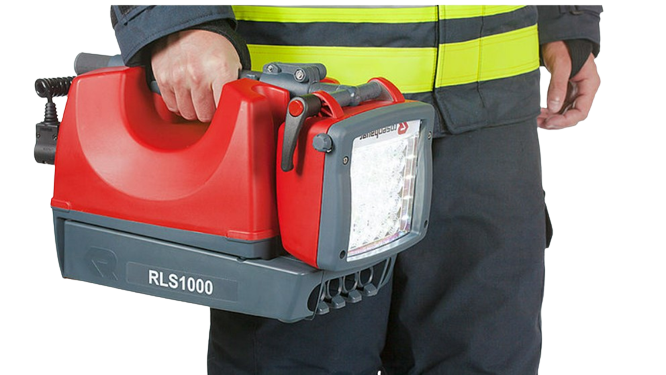 Przenośny akumulatorowy system oświetleniowy RLS 1000 Rosenbauer z opcjonalną ładowarką - obrazek 3