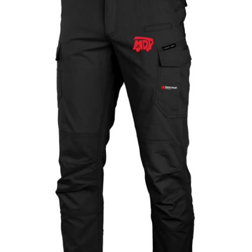 Spodnie bojówki czarne MDP ribstop Slim Fit