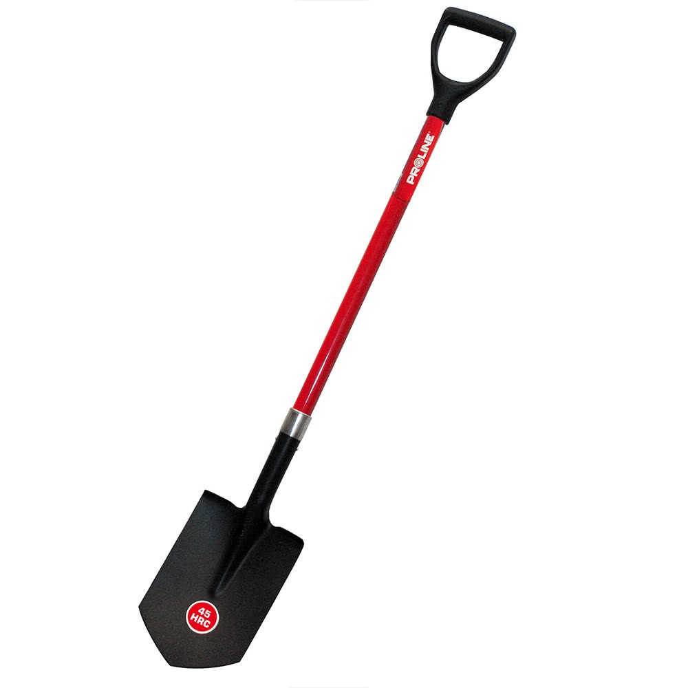 Szpadel ostry hartowany z trzonem z włókna szklanego 1150 mm PROLINE 12378