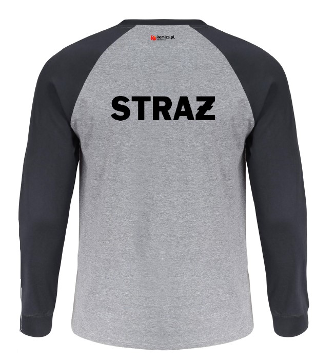 Bluza t-shirt z długim rękawem 100% bawełna STRAŻ REMIZA - obrazek 2