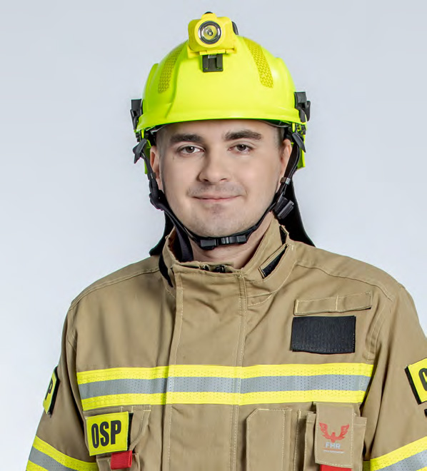 Lekki hełm strażacki TYTAN MAX typ HTM 102 z goglami Brandbull - obrazek 3