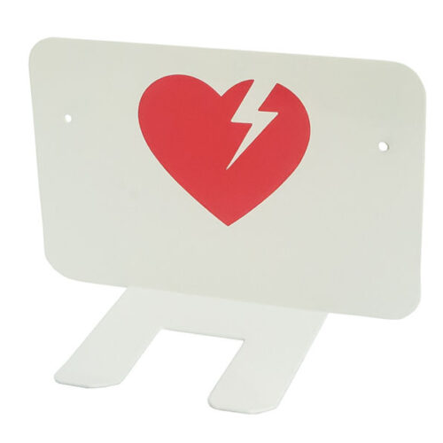 Uchwyt AED – uniwersalny uchwyt ścienny do defibrylatora LIFEPAK CR2 LIFEPAK 1000 biały