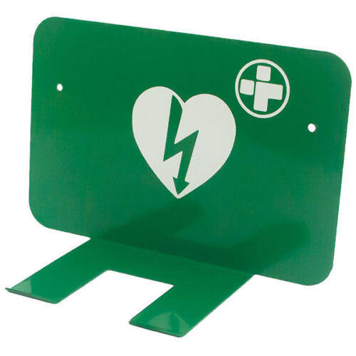 Uchwyt AED – uniwersalny uchwyt ścienny do defibrylatora LIFEPAK CR2 LIFEPAK 1000 zielony