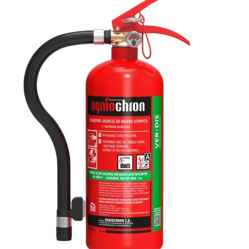 Urządzenie gaśnicze VER-DIS 2x do baterii litowych do 250 Wh