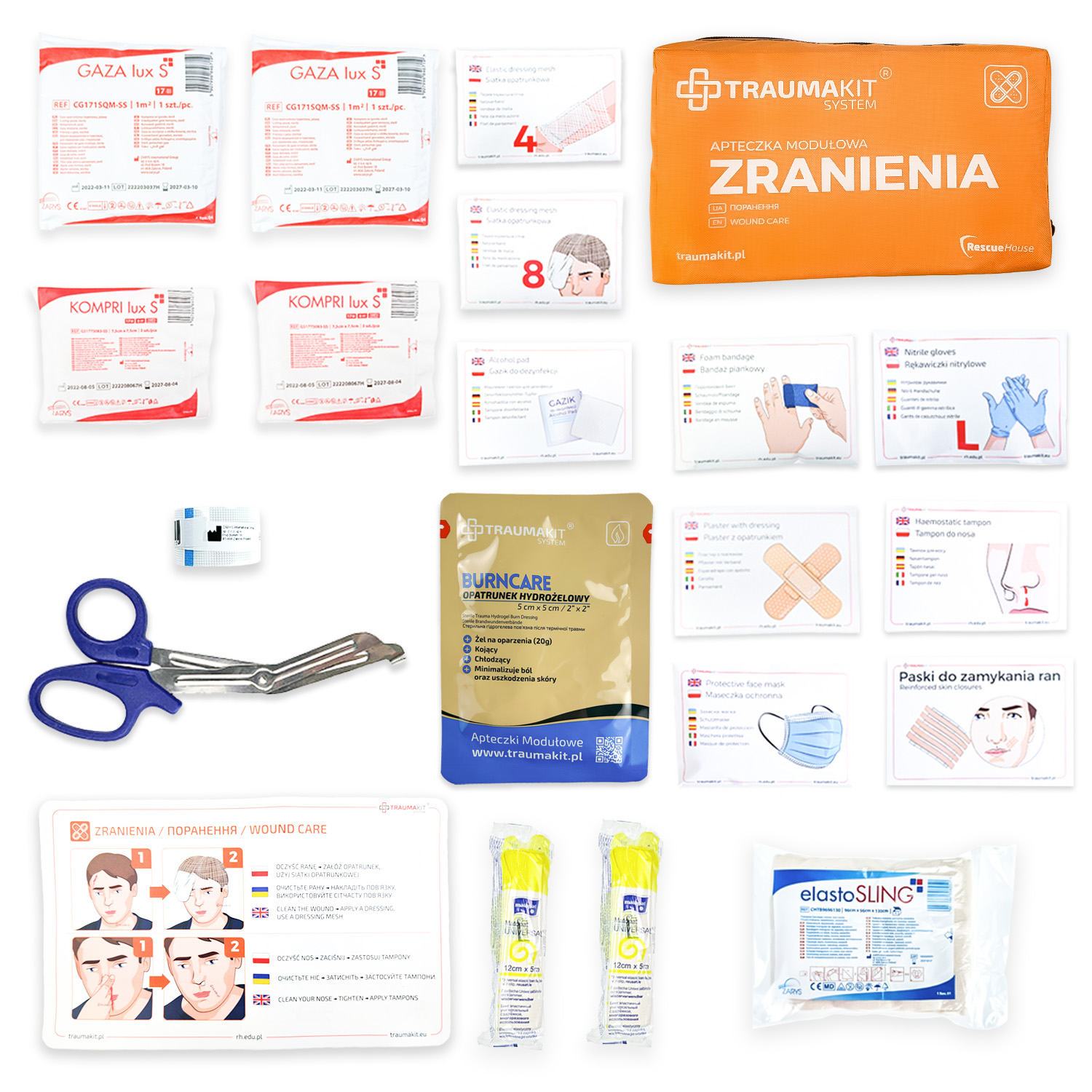 Plecak ewakuacyjny - Zestaw ETK (Evacuation Trauma Kit) - obrazek 9